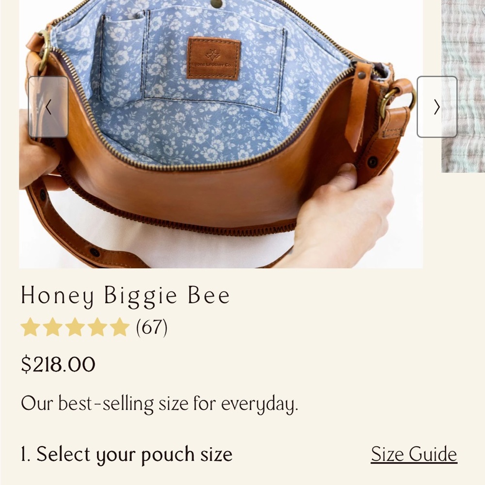 Lyons Leather Co honeybee Bag - Picture 7 of 15